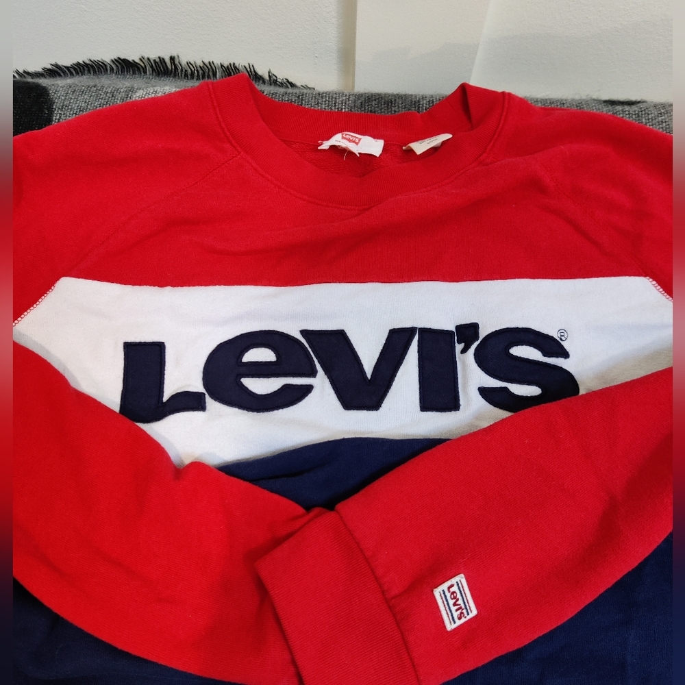 Levis Color Block Sweatshirt - Small